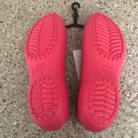 Crocs Kadee Poppy Red MaryJane Flats - Picture 3 of 7